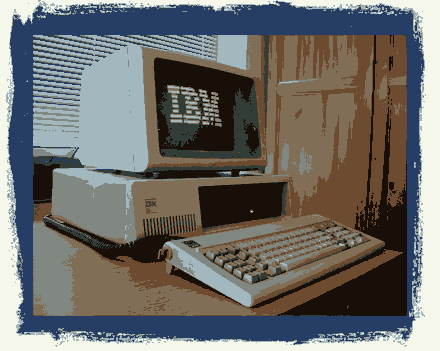 Foto: IBM 5150 PC 3Bit 8Color